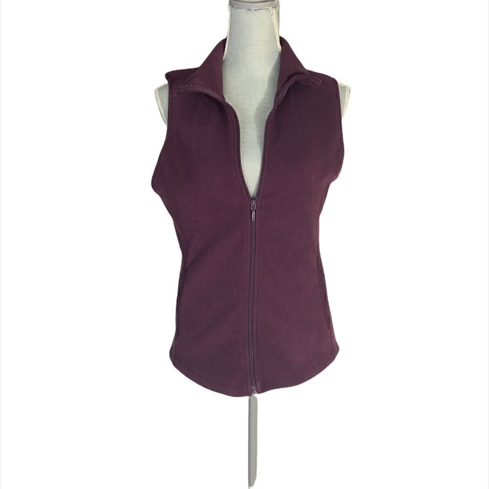 Old Navy Purple Fleece Vest Size S